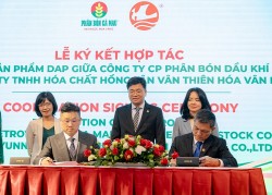 Phân bón Cà Mau trở thành đối tác chiến lược của Tập đoàn Vân Thiên Hóa