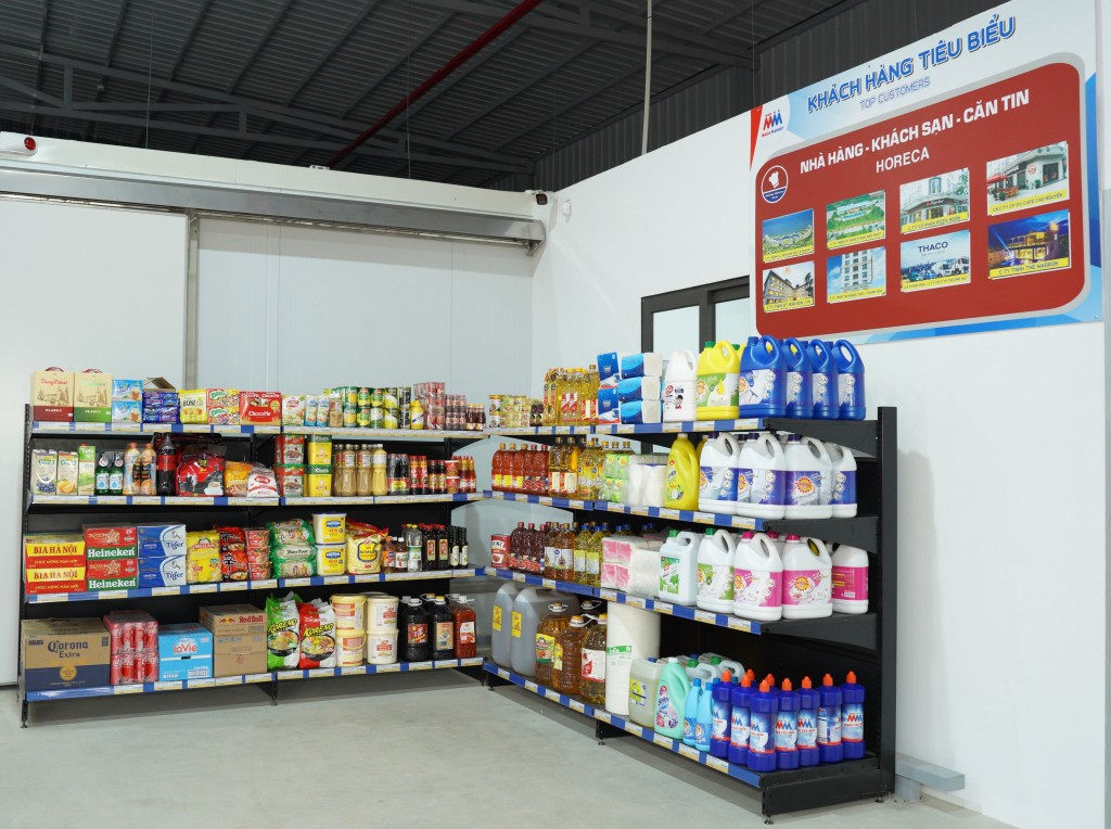 1.1 Trung tâm giao hàng tại Thanh Hoá của MM Mega Market phục vụ cho khách hàng chuyên nghiệp hoạt động trong lĩnh vực HORECA (Hotel – Restaurant – Catering_ Cafe_ Canteen)