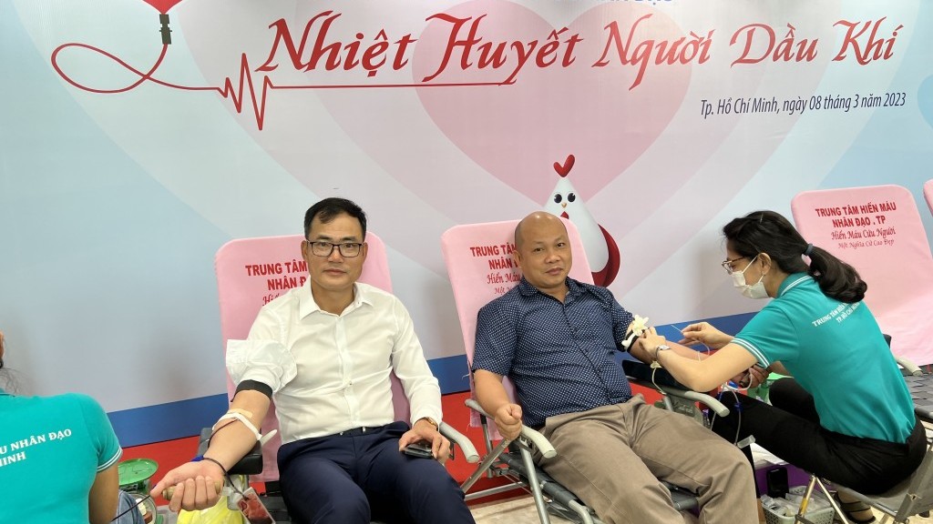 Ngày hội hiến máu “Nhiệt huyết người Dầu khí” tại PVFCCo