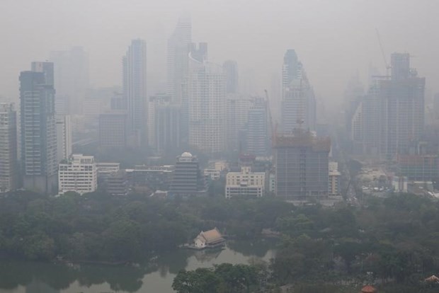 Thủ đô Bangkok và nhiều tỉnh lân cận đang trong tình trạng ô nhiễm không khí trầm trọng (Ảnh: Reuters)