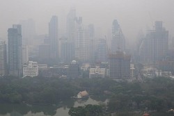 Ô nhiễm không khí khiến nhiều người nhập viện tại Thái Lan