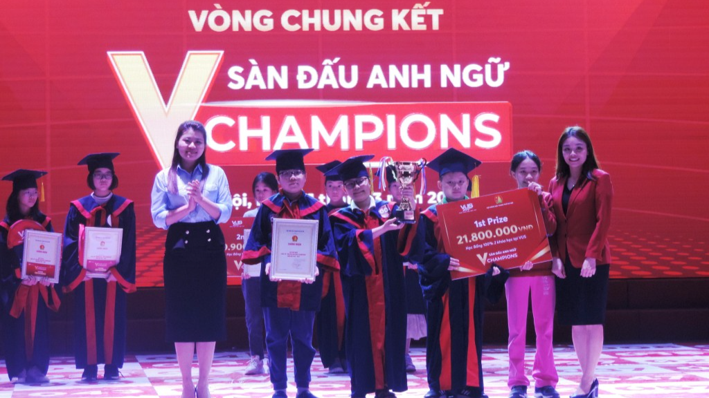 Sàn đấu Anh ngữ V – Champions sân chơi bổ ích cho thiếu nhi Thủ đô