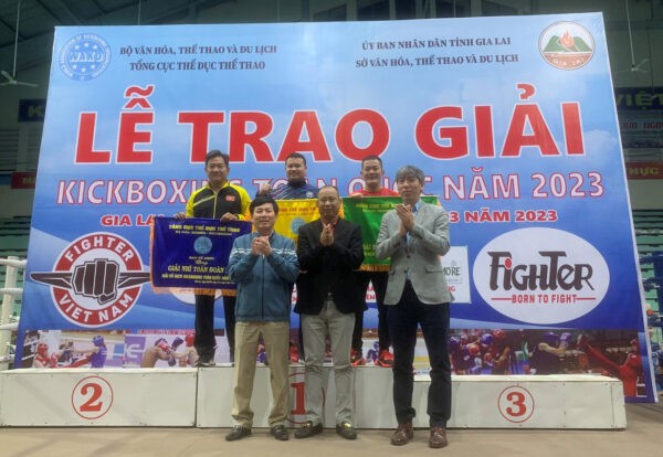 Các vận động viên đoàn Hà Nội xuất sắc giành 9 Huy chương vàng tại Giải vô địch kickboxing toàn quốc 2023