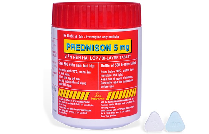 Thu hồi giấy đăng ký lưu hành thuốc Prednison 5mg
