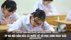 Hà Nội dẫn đầu cả nước về số giải Nhất trong kỳ thi Học sinh giỏi quốc gia