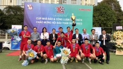 Báo Tuổi trẻ Thủ đô giành chức vô địch Giải bóng đá Nhà báo & Công luận lần thứ II