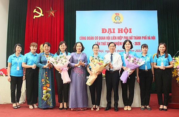 Ban Chấp hành Công đoàn cơ quan Hội Liên hiệp phụ nữ thành phố Hà Nội nhiệm kỳ 2023-2028