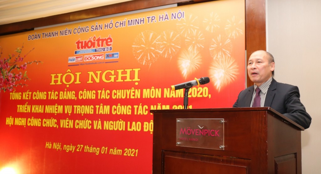 Đồng chí Kiều Thanh Hùng, Phó Chủ tịch Thường trực Hội Nhà báo thành phố Hà Nội