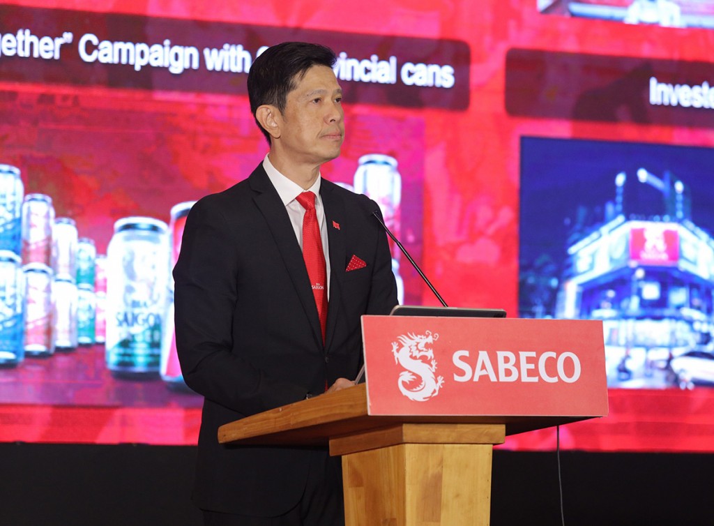 Ông Bennett Neo - Tổng Giám đốc SABECO phát biểu tại Đại hội đồng cổ đông thường niên năm 2022