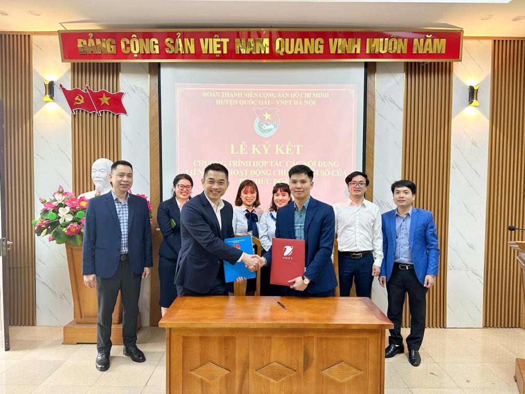Lễ ký kết Lễ ký kết Đoàn Thanh niên VNPT Hà Nội và Đoàn Thanh niên huyện Quốc Oai