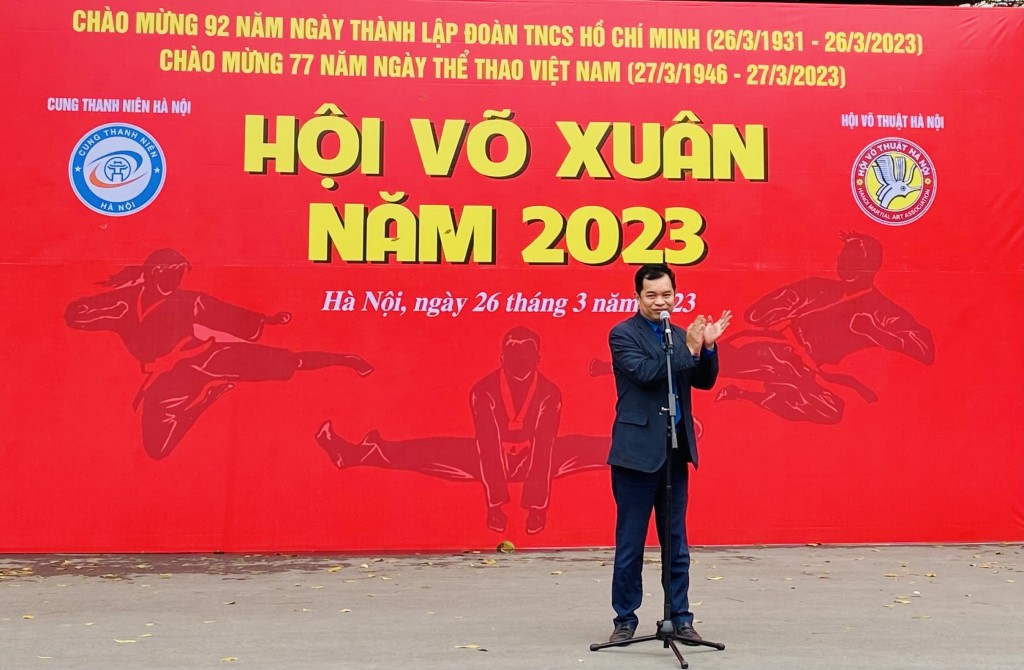 đồng chí Trần Phúc Lộc, Phó Giám đốc Cung Thanh niên Hà Nội 