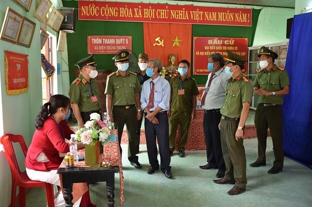 Lực lượng An ninh chính trị nội bộ góp phần đảm bảo an ninh an toàn cuộc bầu cử Quốc hội và đại biểu HĐND trên địa bàn Quảng Nam.