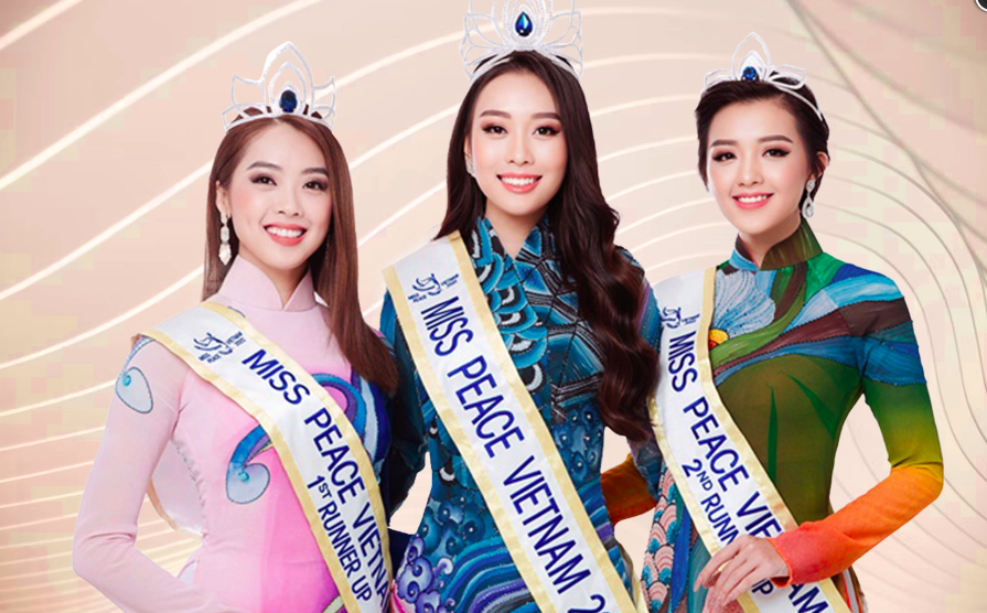 Top 3 chung cuộc của Miss Peace Vietnam 2022