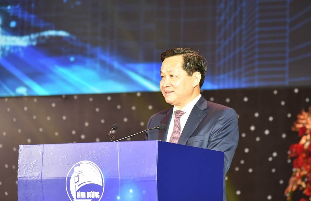 Phó Thủ tướng Lê Minh Khái: Đẩy mạnh hợp tác công tư để huy động nguồn lực từ doanh nghiệp, người dân và xã hội theo nguyên tắc hài hòa lợi ích giữa người dân, doanh nghiệp và Nhà nước. Ảnh VGP/Trần Mạnh