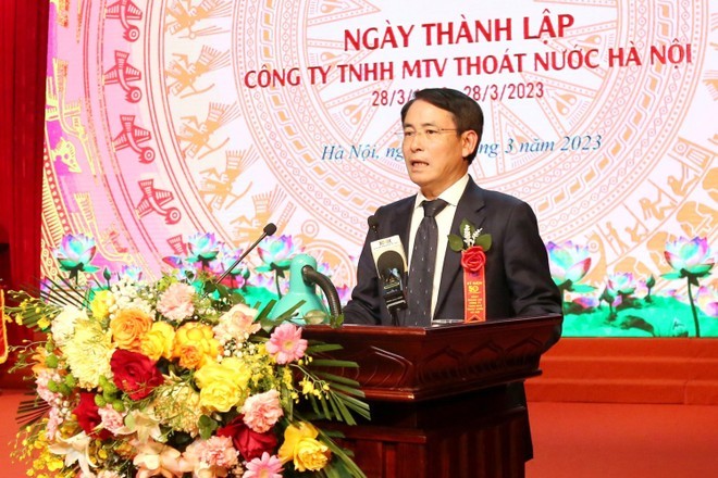 Phó Chủ tịch UBND TP Nguyễn Trọng Đông phát biểu tại buổi lễ