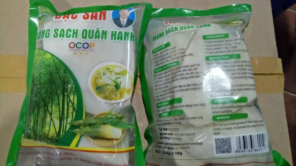 Đặc sản măng sạch Quân Hạnh 