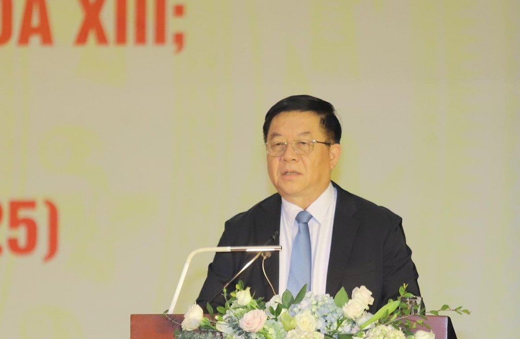 Bí thư Trung ương Đảng, Trưởng Ban Tuyên giáo Trung ương Nguyễn Trọng Nghĩa phát biểu chỉ đạo, kết luận Hội nghị