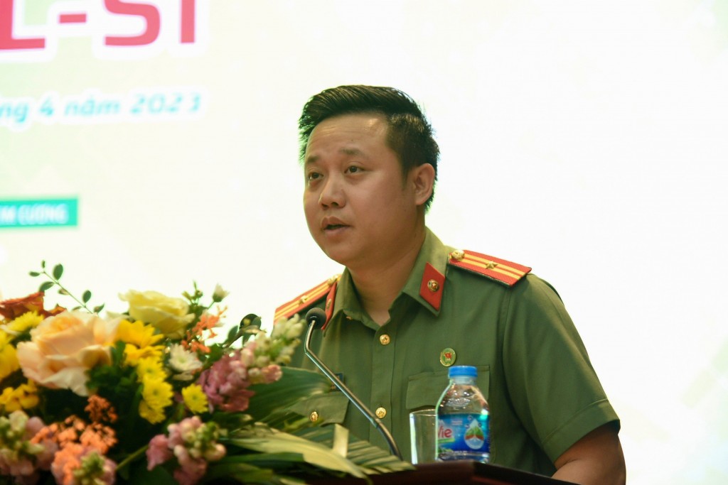 Thiếu tá Bùi Mạnh Hùng, Bí thư Đoàn Thanh niên CATP Hà Nội 