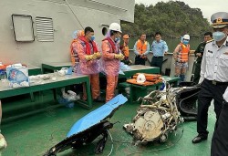 Quảng Ninh: Đã tìm thấy thi thể cuối cùng trong vụ rơi máy bay trên vịnh Hạ Long