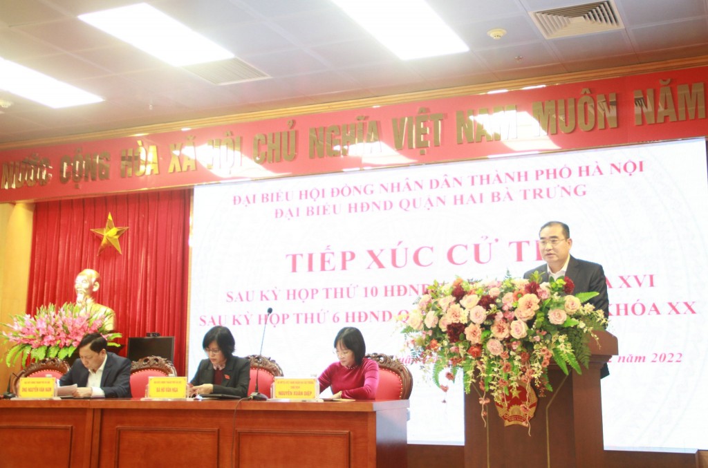 Phó Chủ tịch HĐND quận Hai Bà Trưng Nguyễn Ngọc Phương