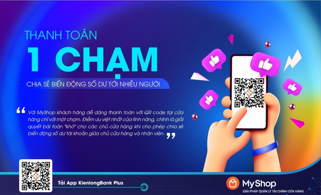 MyShop của KienlongBank: Quản lý tài chính ưu việt cho chủ cửa hàng bán lẻ