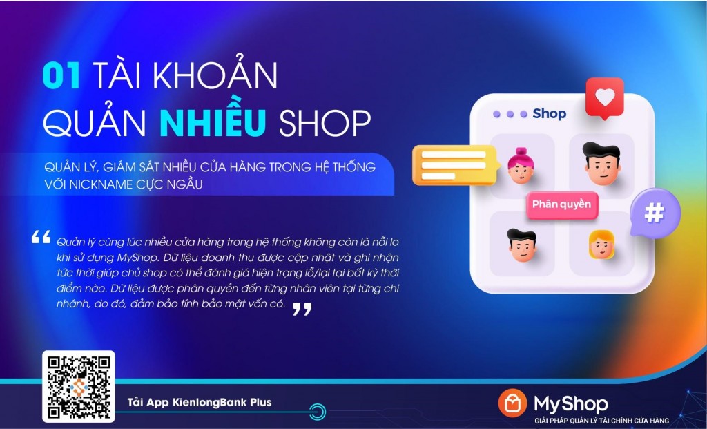 MyShop của KienlongBank: Quản lý tài chính ưu việt cho chủ cửa hàng bán lẻ