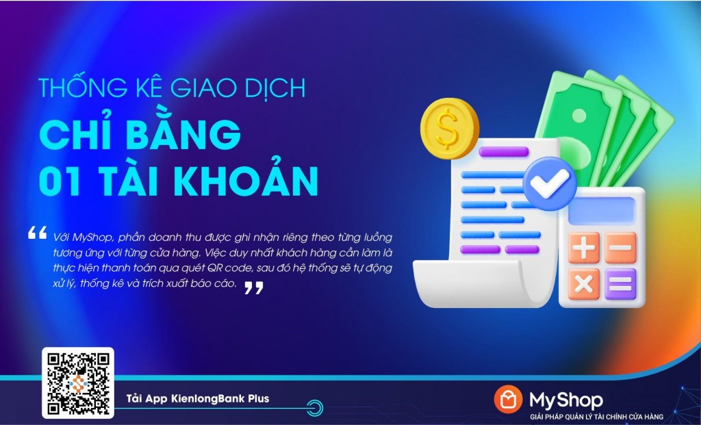 MyShop của KienlongBank: Quản lý tài chính ưu việt cho chủ cửa hàng bán lẻ
