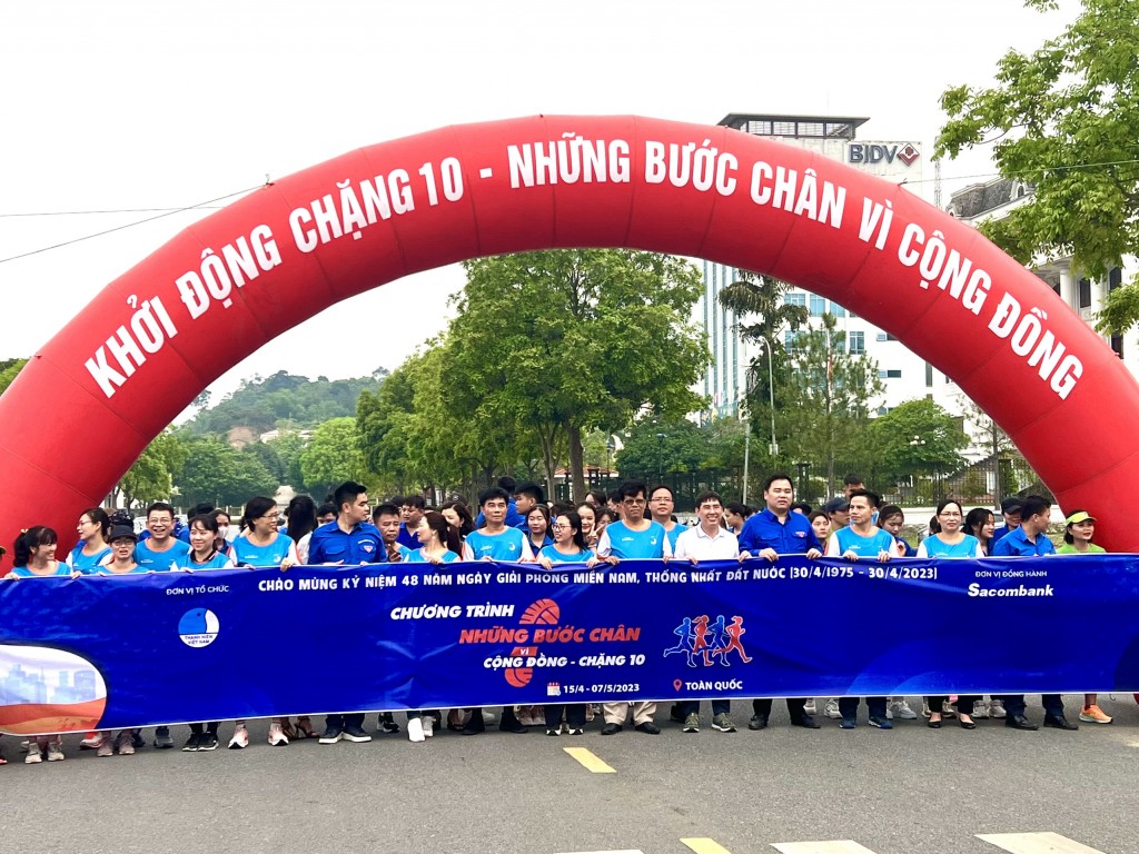  Chặng 10 - Những bước chân vì cộng đồng tổ chức phát động tại tỉnh Lào Cai và có quy mô toàn quốc 