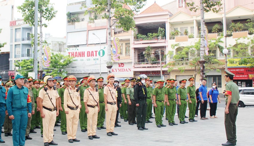 Ra quân cao điểm tấn công, trấn áp tội phạm, bảo đảm an ninh trật tự