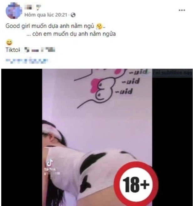 Mối nguy hiểm từ “Chợ tình” trên TikTok
