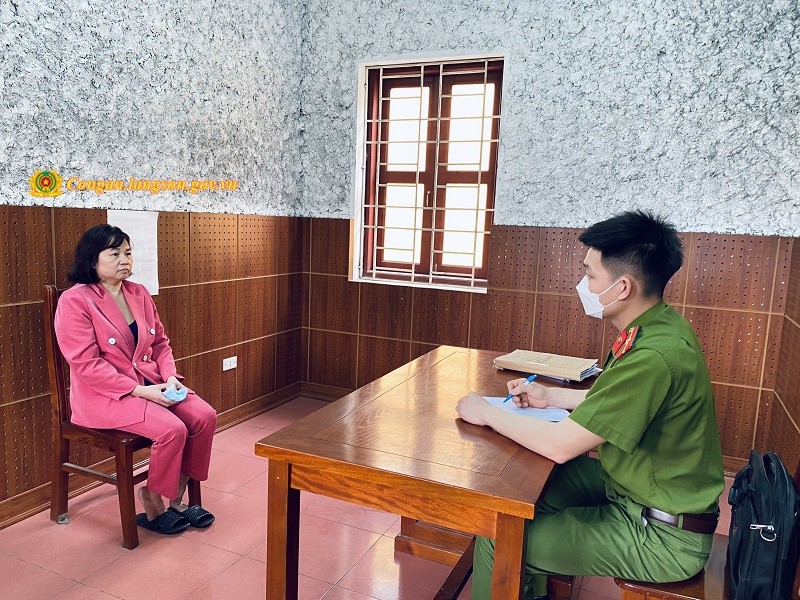 Đối tượng Nguyễn Thu Hà tại Cơ quan điều tra