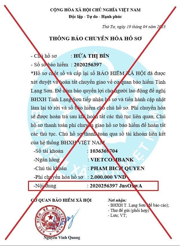 Cảnh báo: Tiếp tục xuất hiện FanPage giả mạo cơ quan BHXH Việt Nam