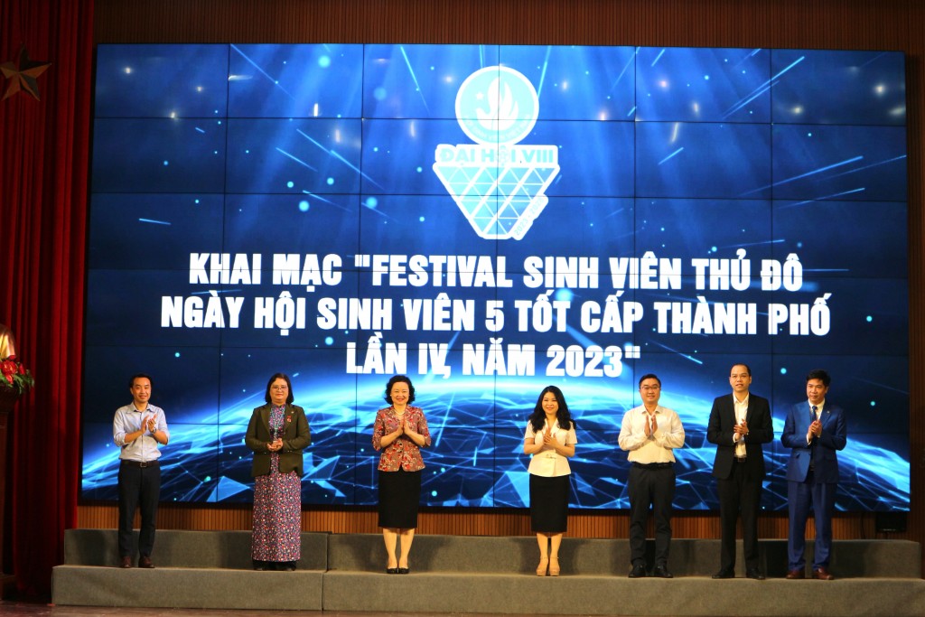 Khai mạc Festival sinh viên Thủ đô và “Ngày hội Sinh viên 5 tốt” cấp thành phố lần thứ IV, năm 2023