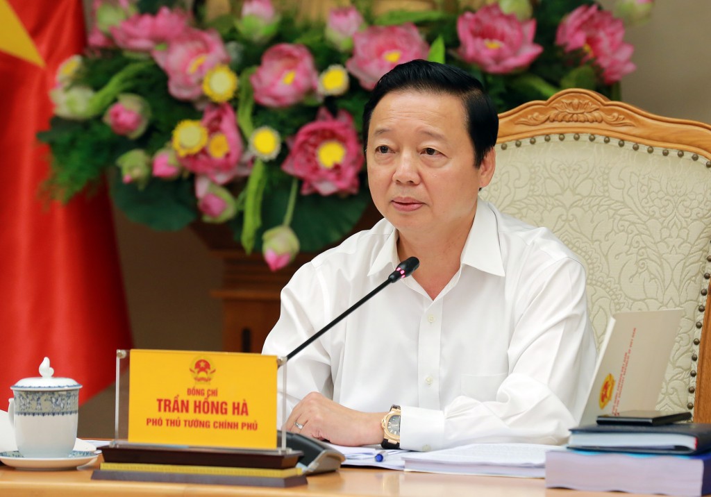 Phó Thủ tướng Trần Hồng Hà: Tạo quỹ đất phát triển các khu đô thị, tái định cư, các công trình hạ tầng giao thông theo các hướng tuyến giao thông - Ảnh: VGP/Minh Khôi
