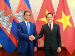 Việt Nam - Campuchia quyết tâm duy trì tăng trưởng thương mại song phương
