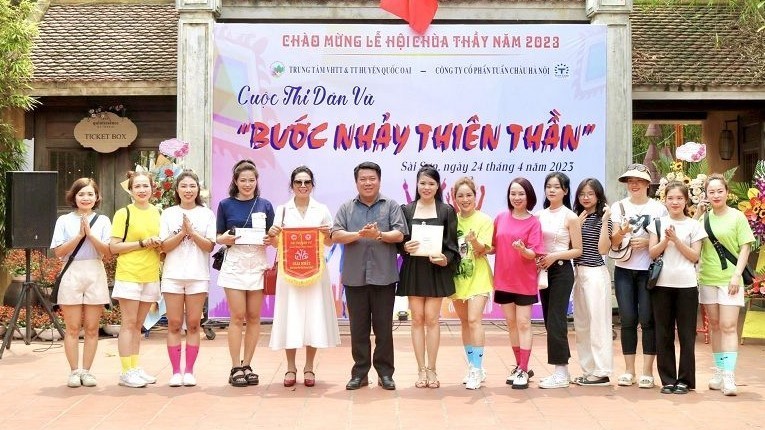 Sôi nổi cuộc thi dân vũ “Bước nhảy thiên thần” tại huyện Quốc Oai