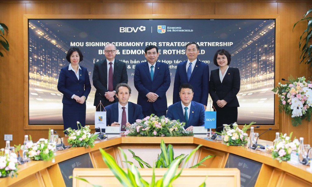 Hợp tác chiến lược giữa BIDV và Tập đoàn Edmond de Rothschild