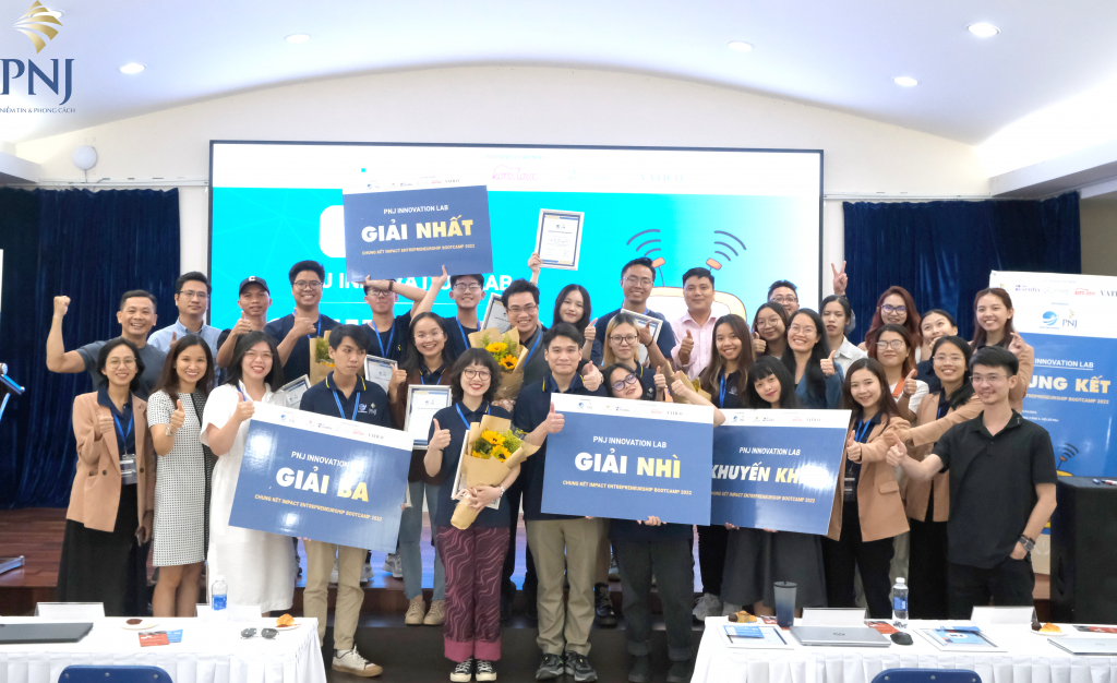 Các đội thi tại chung kết PNJ Innovation Lab mùa 2