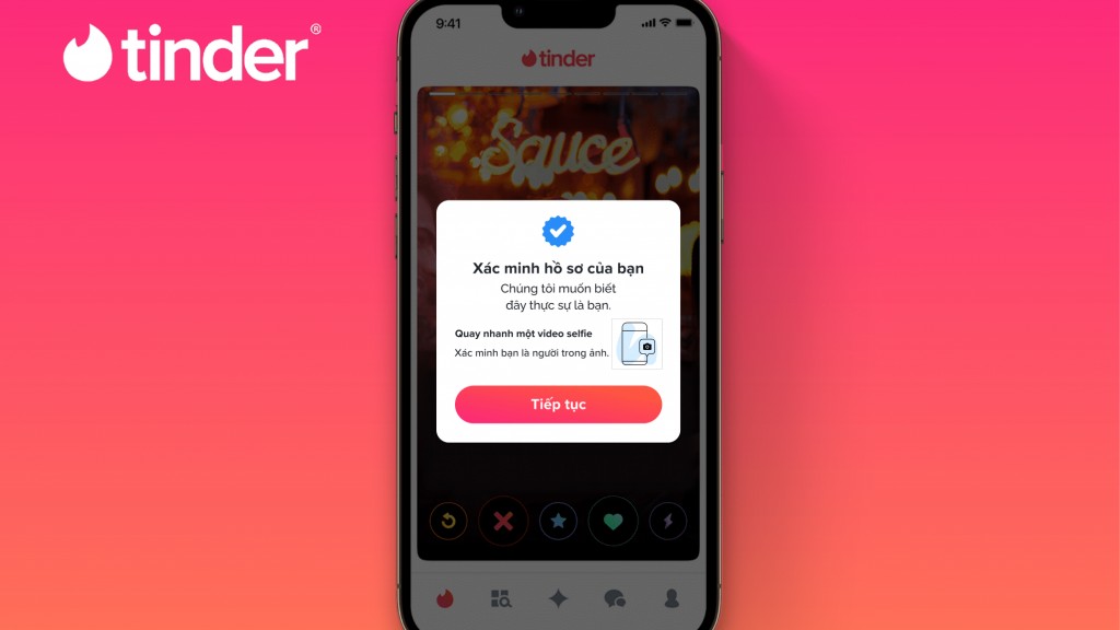 Tinder bổ sung tính năng xác minh ảnh bằng video selfie