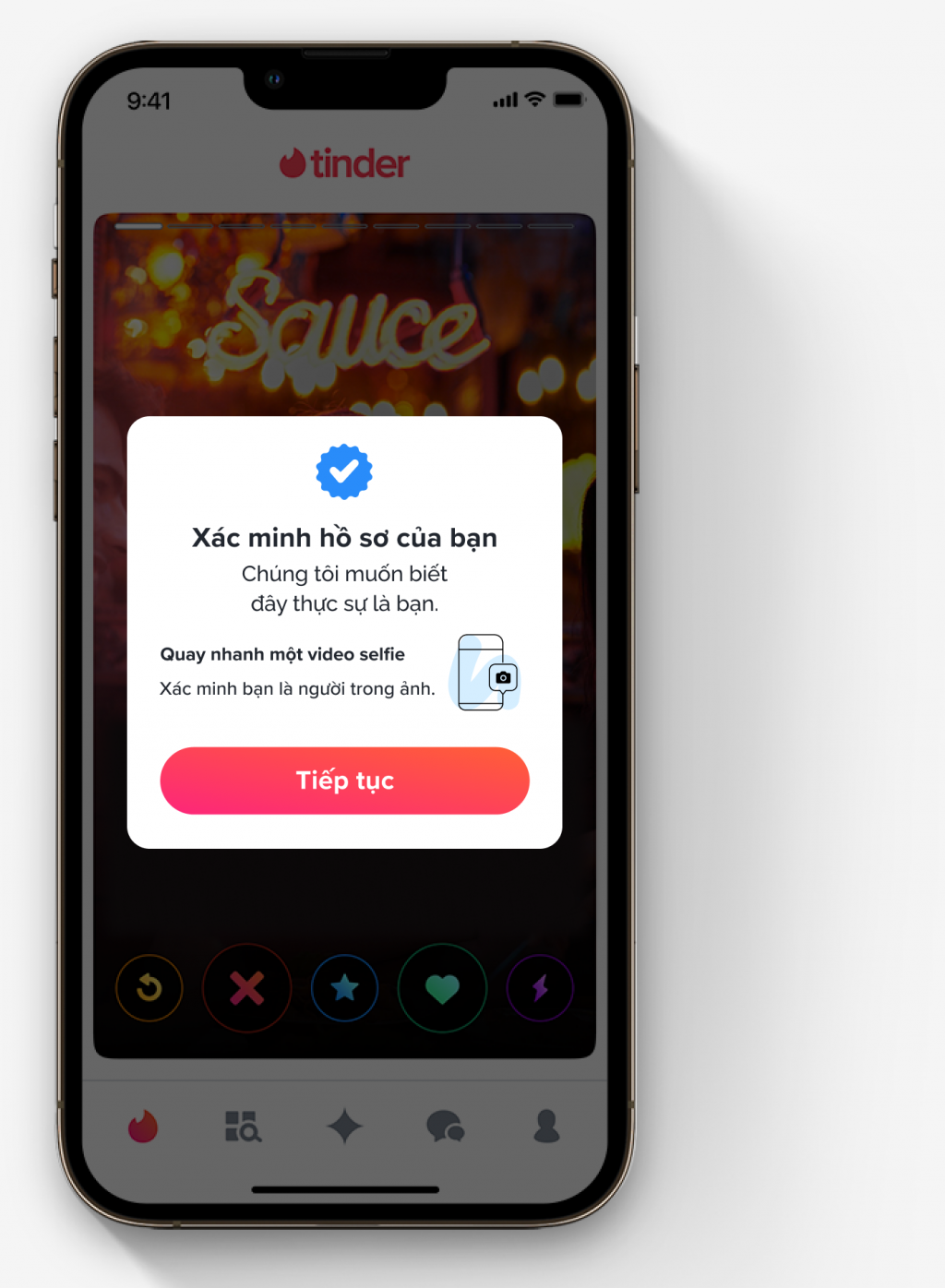 Tinder bổ sung tính năng xác minh ảnh bằng video selfie