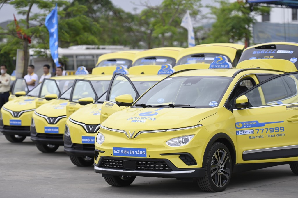Chính thức ra mắt dịch vụ taxi điện đầu tiên tại Hải Phòng.