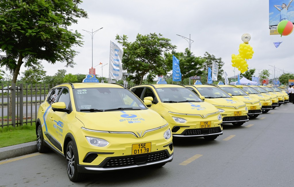 Én Vàng mua và thuê 150 xe ô tô điện VinFast, ra mắt dịch vụ taxi đầu tiên tại Hải Phòng