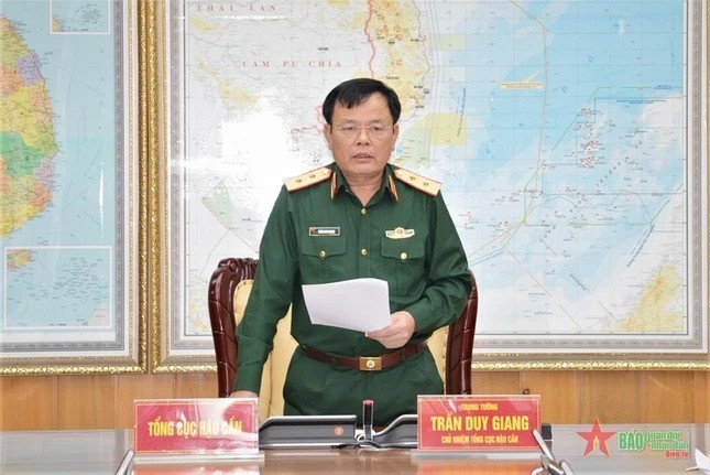 Trung tướng Trần Duy Giang, Chủ nhiệm Tổng cục Hậu cần, Bộ Quốc phòng. (Ảnh: qdnd.vn)