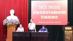 Phường Hoàng Liệt (quận Hoàng Mai) tổ chức hội nghị đối thoại giữa Chủ tịch UBND phường với thanh niên năm 2023