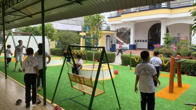 Sân chơi hòa nhập dành cho trẻ khiếm thị đầu tiên tại Việt Nam