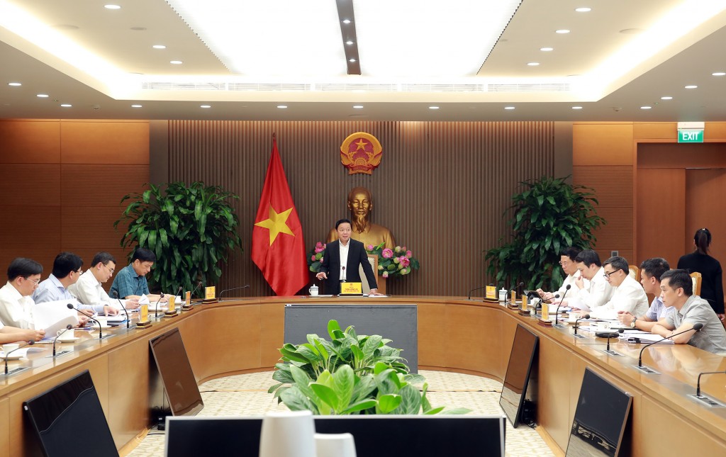Phó Thủ tướng Trần Hồng Hà cho rằng cần lồng ghép nhiệm vụ Đề án 06 theo hướng mở rộng, gắn với hoạt động của Ban Chỉ đạo Chuyển đổi số quốc gia - Ảnh: VGP/Minh Khôi