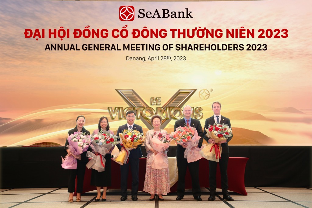 Đại hội đồng cổ đông thường niên SeABank 2023: Đặt mục tiêu tăng trưởng bền vững, tăng vốn điều lệ lên 25.903 tỷ đồng, lợi nhuận hơn 5.633 tỷ đồng