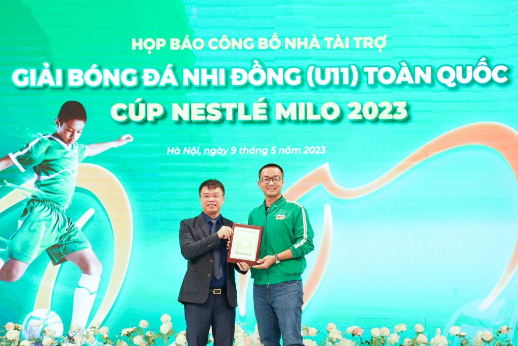 Giải Bóng đá Nhi đồng (U11) toàn quốc - Cúp Nestlé MILO 2023 đánh dấu sự đồng hành của nhãn hàng Nestlé MILO trong năm thứ hai liên tiếp với tư cách Nhà tài trợ chính thức trong nhiều hạng mục của giải
