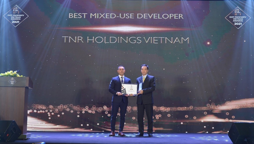 TNR Holdings Vietnam giành cú đúp giải thưởng tại DOT Property Vietnam Award 2021