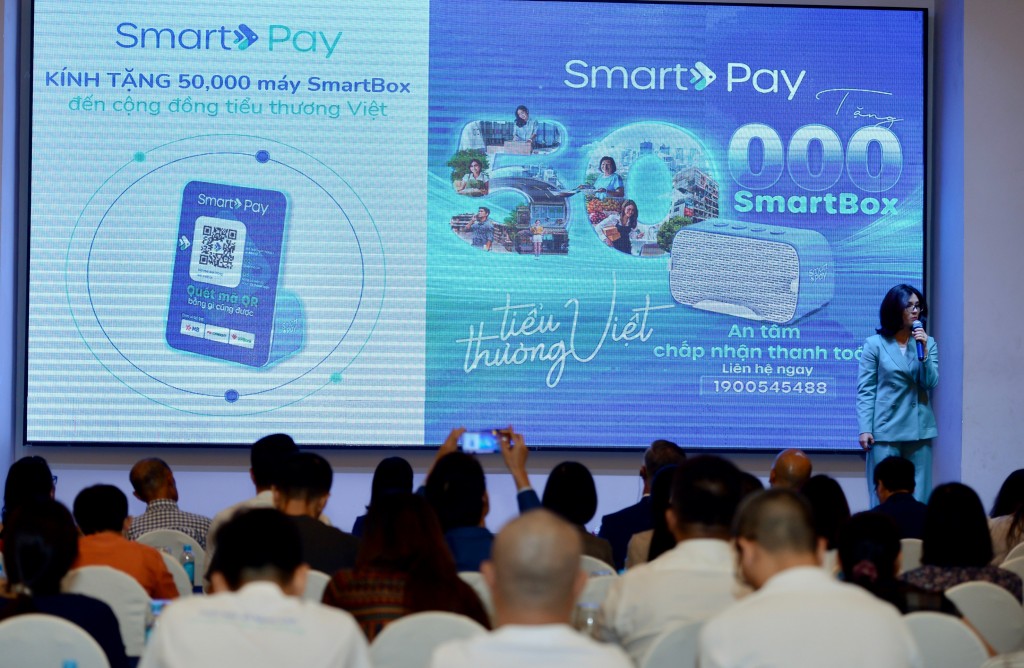 SmartPay tài trợ 50.000 thiết bị thanh toán SmartBox cho tiểu thương Việt